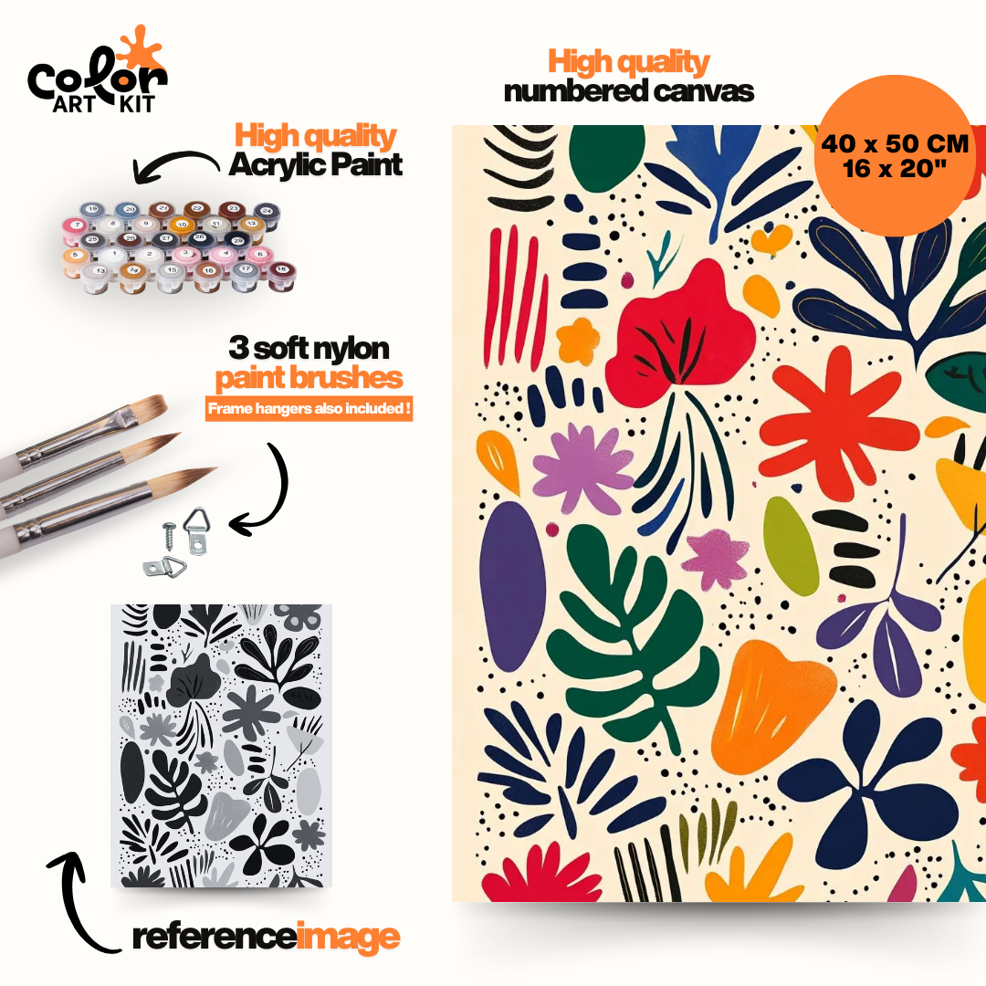 Abstract floral pattern