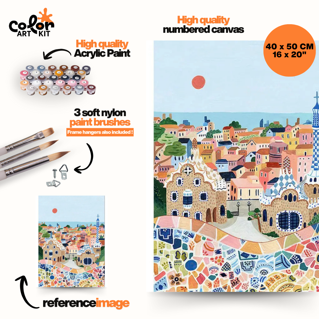 Barcelona Colorful Mosaic