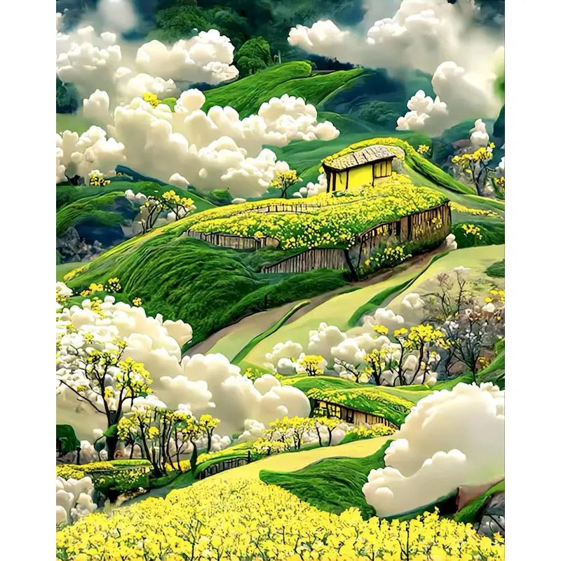 Green Landscape Hills