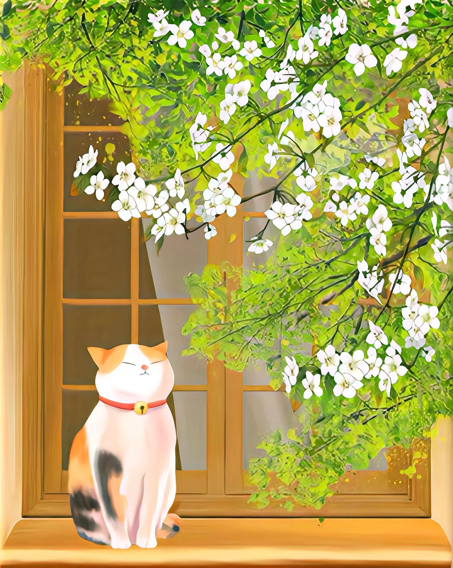 Cat in the Windowseal