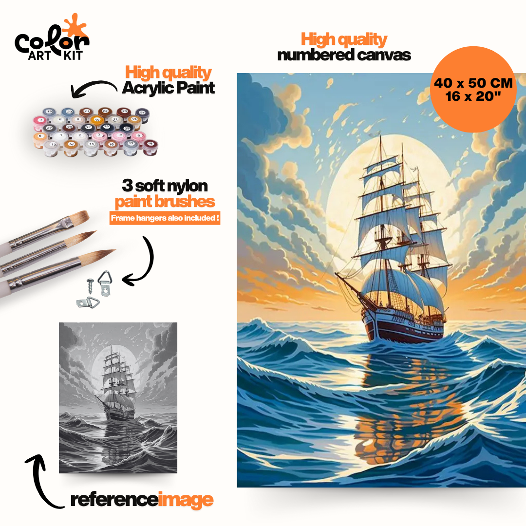 Sailing Ship in the Moon