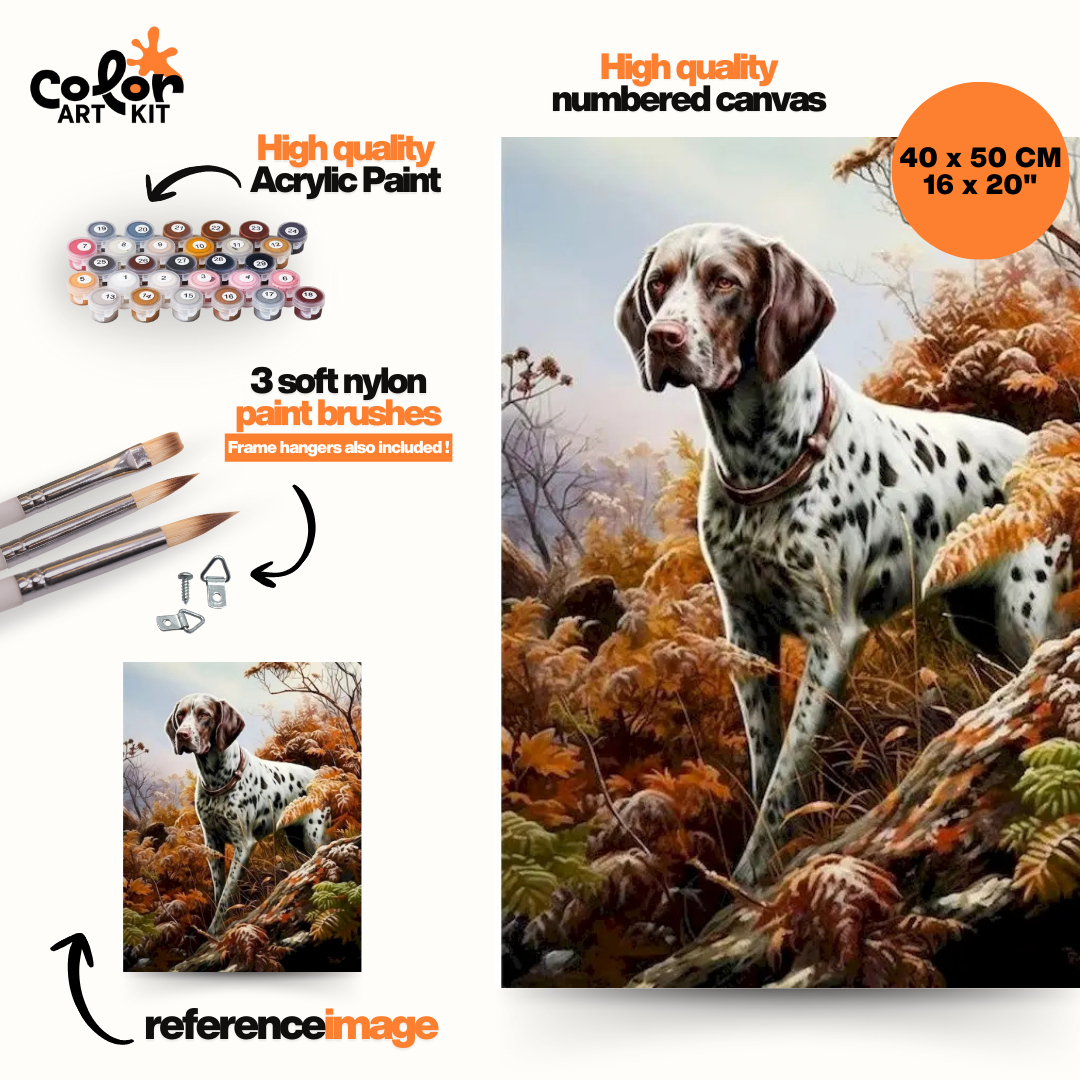 Spotted Dog Autumn Foliage
