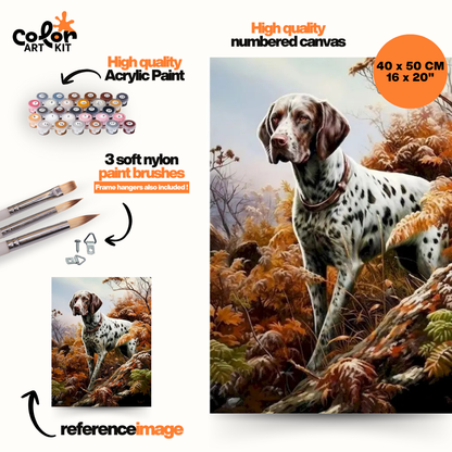 Spotted Dog Autumn Foliage