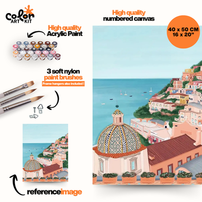 Colorful Amalfi Coast Town