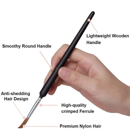 Ergonomic Detail Brush Set (10 sizes)