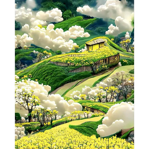 Green Landscape Hills