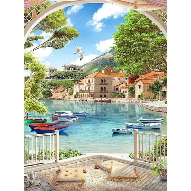 Coastal Toscane Scene 