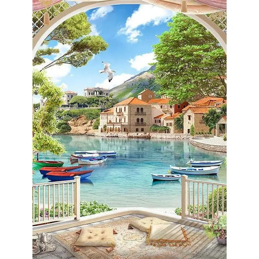 Coastal Toscane Scene 
