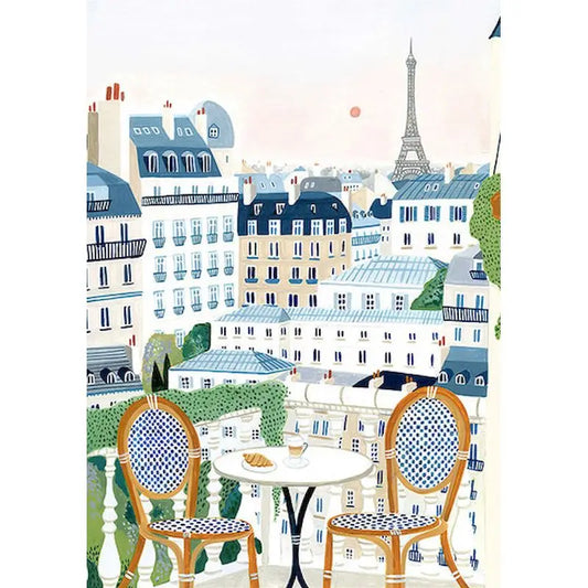 Parisian Balcony Eiffel Tower