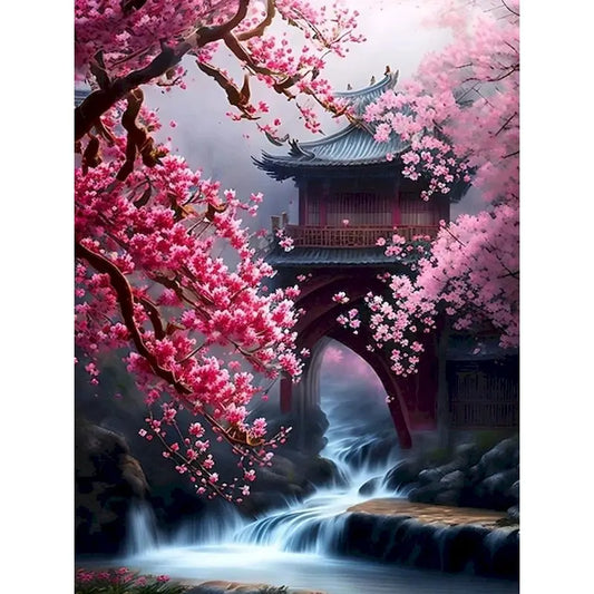 Blossom Flowing Stream