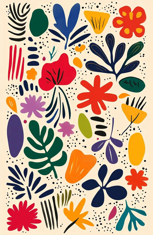 Abstract floral pattern