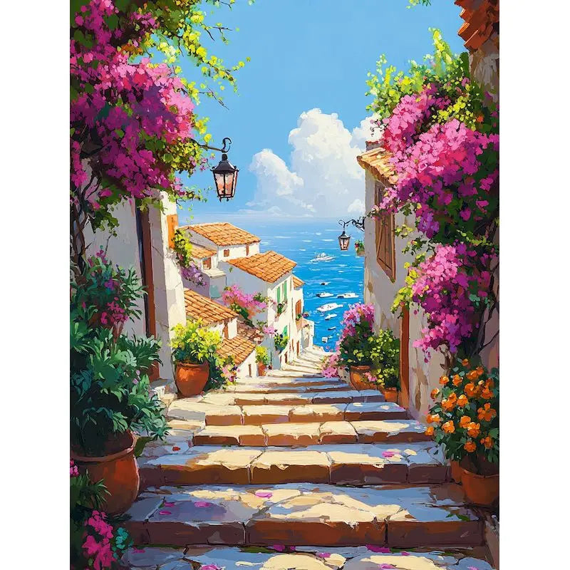 Picturesque Mediterranean Street