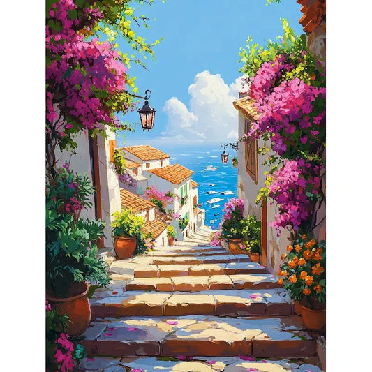 Picturesque Mediterranean Street