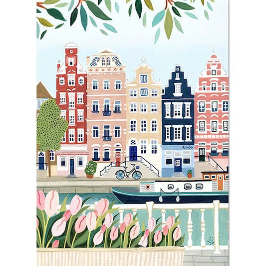 Amsterdam Canal City Painting