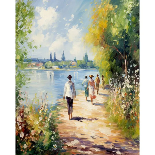 Morning by the Lake