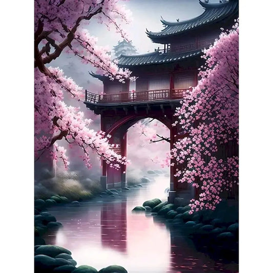 Chinese Cherry Blossom Pagoda 