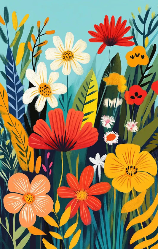 Colorful Flower Garden