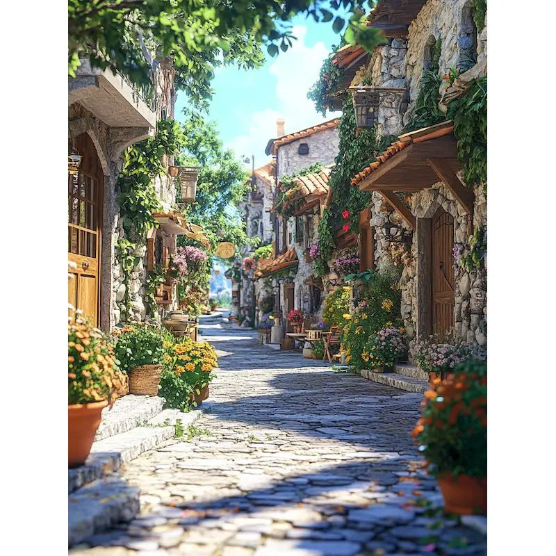 Cobbled Stone Street