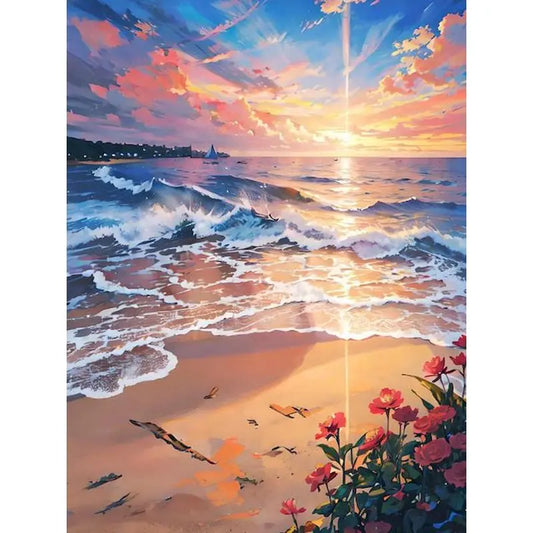Sunset over the Ocean 