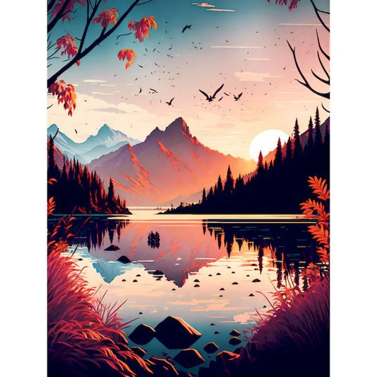Sunset on the Mountain