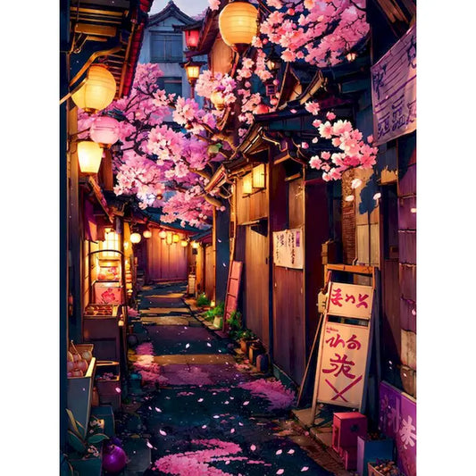 Narrow Japanese Street 