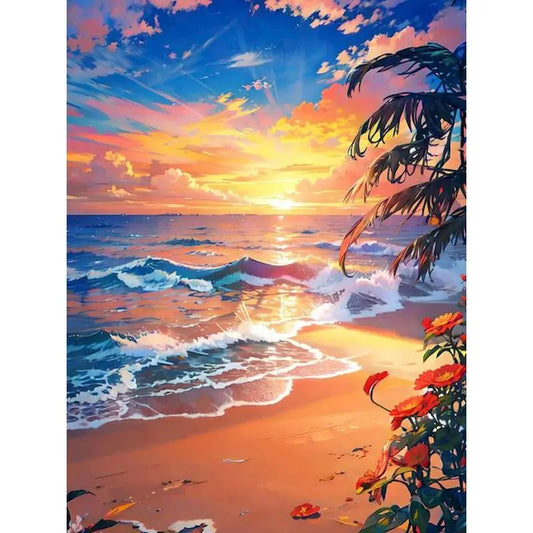 Tropical Beach Sunset 