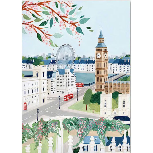 London Iconic Landmarks Painting