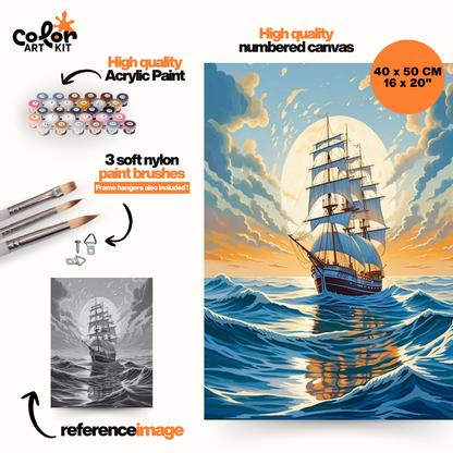 Sailing Ship in the Moon