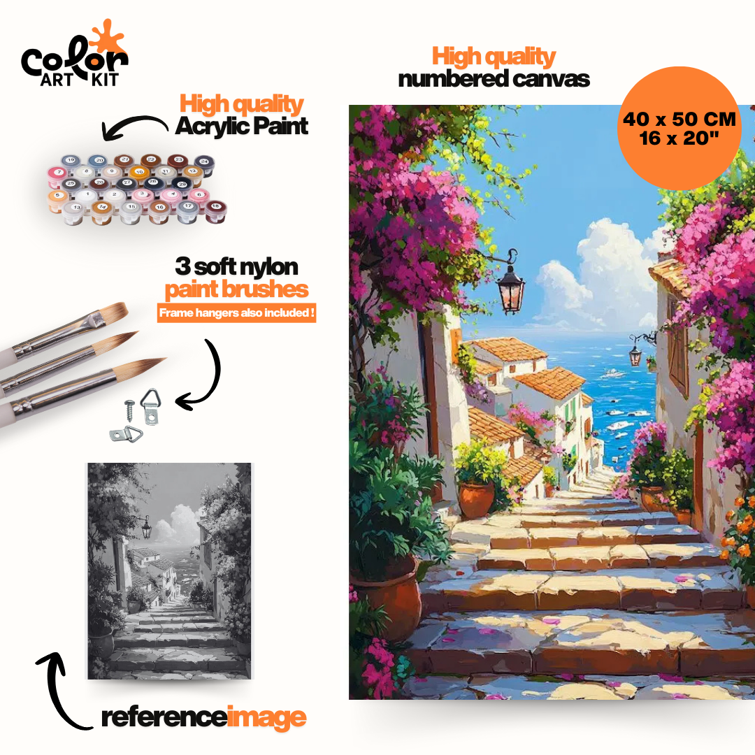 Picturesque Mediterranean Street