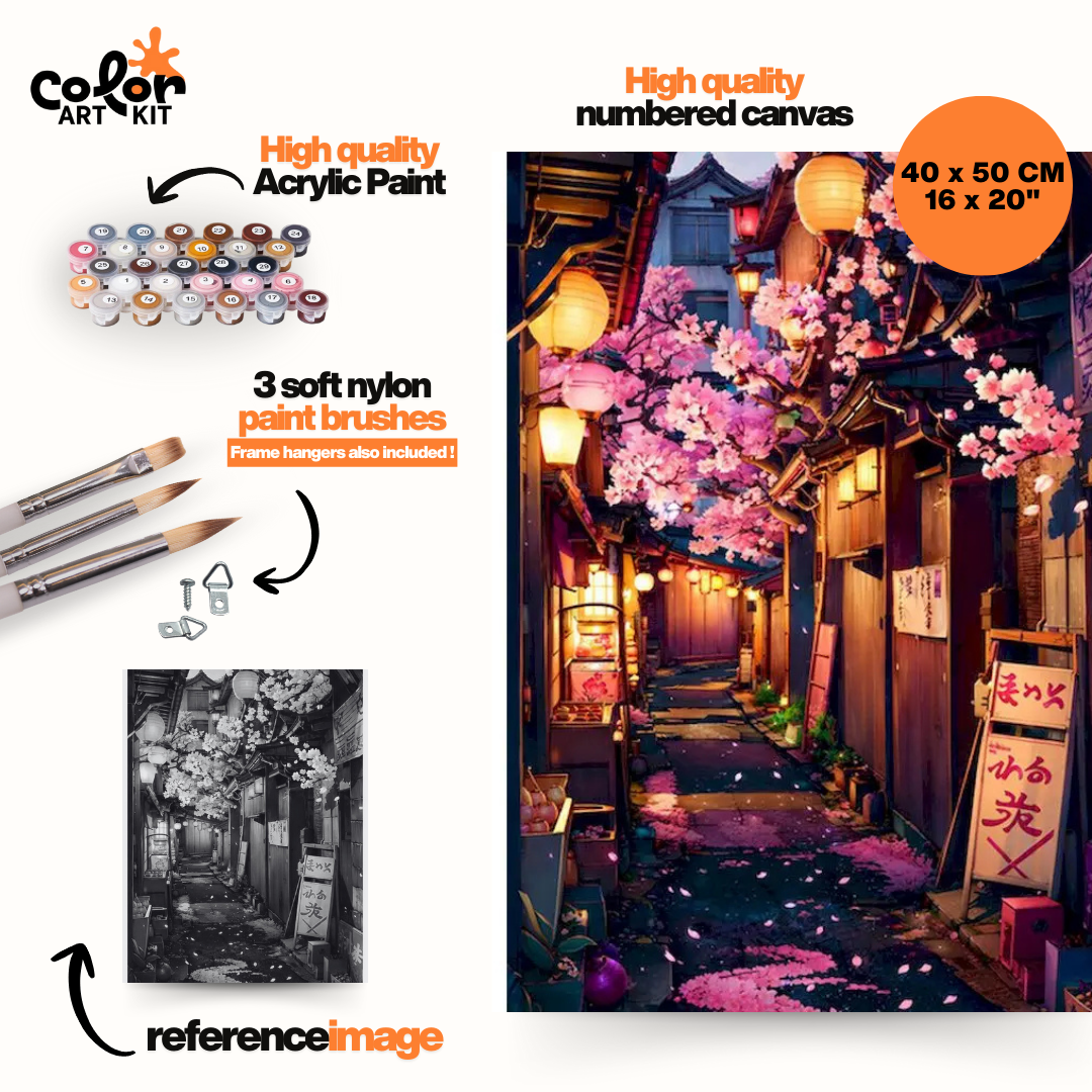 Narrow Japanese Street