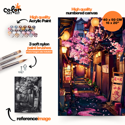Narrow Japanese Street