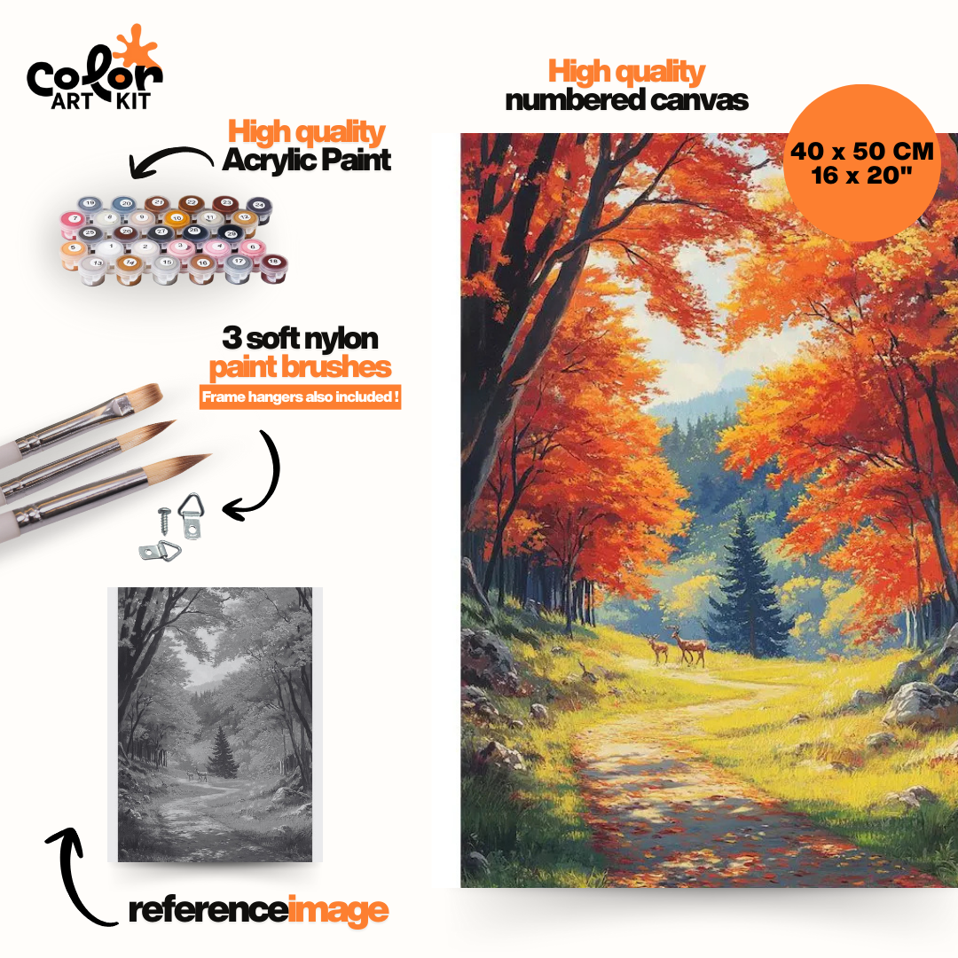 Forest Path in Autumn